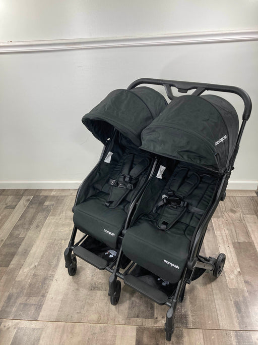 used Mompush Lithe Double Stroller, Black, 2021