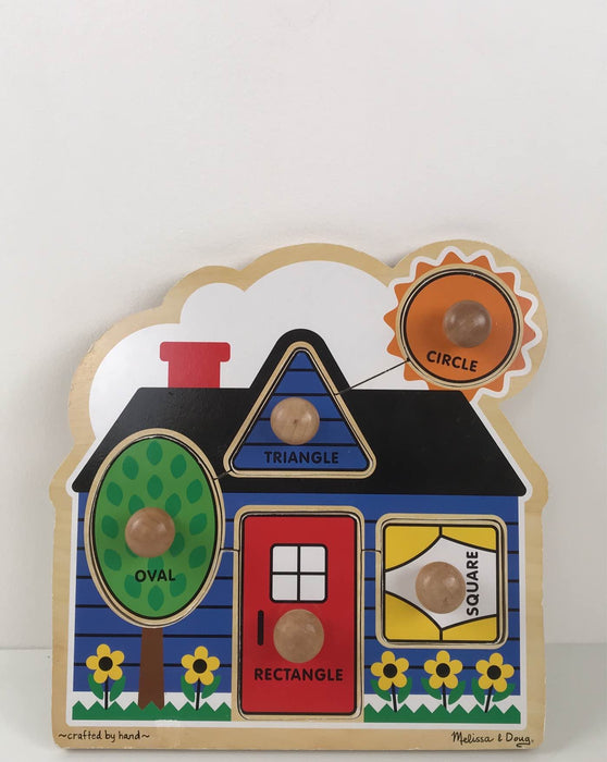 used Melissa & Doug Jumbo Knob Puzzle