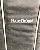 secondhand BabyBjorn Baby Carrier One, Black Cotton Mix