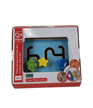 Hape take shop along activity box