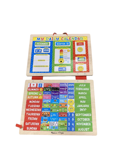 used Melissa & Doug My First Daily Magnetic Calendar