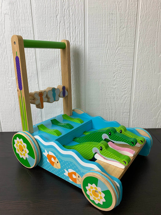 used Melissa & Doug Chomp and Clack Alligator Push Toy