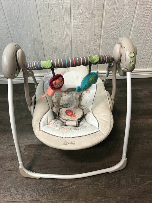 used Comfort & Harmony Cozy Kingdom Portable Swing