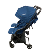 secondhand Mompush Lithe Double Stroller, 2022, Navy