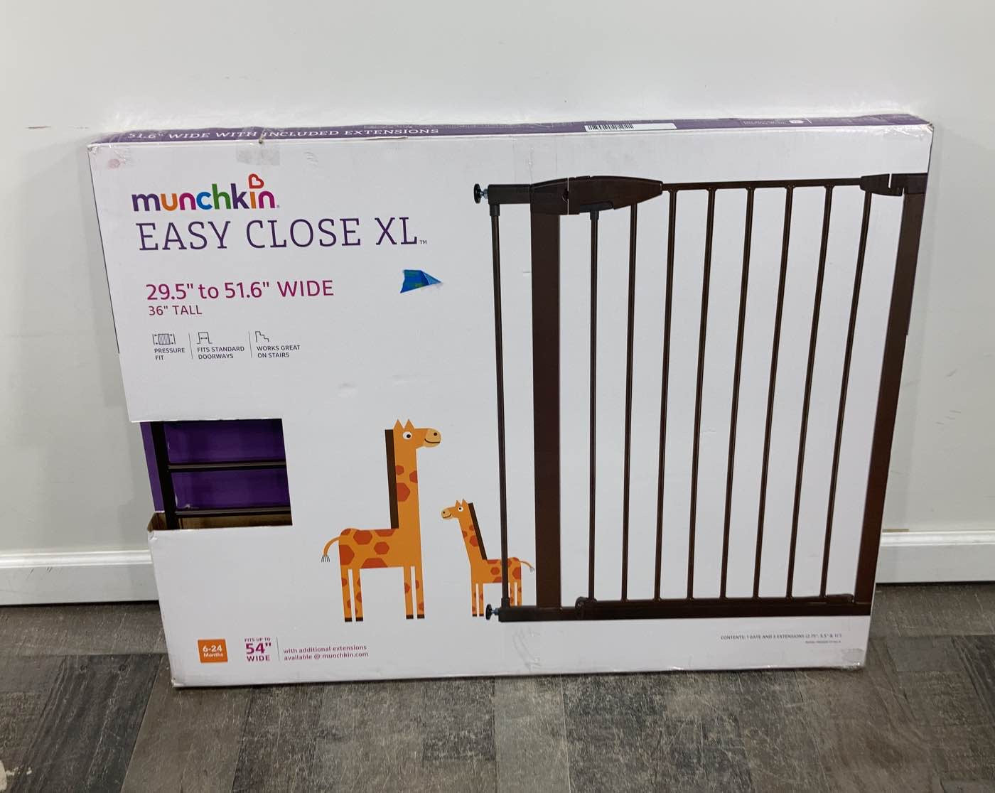 Munchkin easy close tall and wide gate hotsell