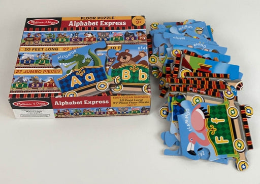 used Melissa & Doug Floor Puzzle, Alphabet Express