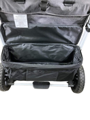 used Wonderfold W4 Luxe Quad Stroller Wagon, 2023, Charcoal Grey with White Frame