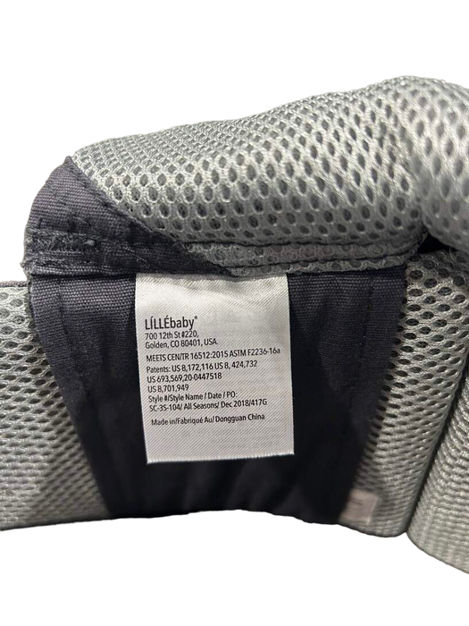 secondhand Lillebaby Complete All Seasons Baby Carrier, Charcoal