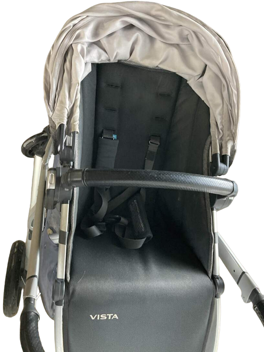 UPPAbaby VISTA Double Stroller with Snack Tray and Adapters, 2018, Jordan (Charcoal Melange)