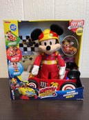 secondhand Just Play Mickey And The Roadster Racers Racing 15” Plush Mickey