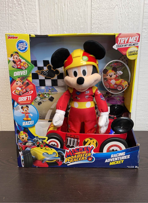 secondhand Just Play Mickey And The Roadster Racers Racing 15” Plush Mickey