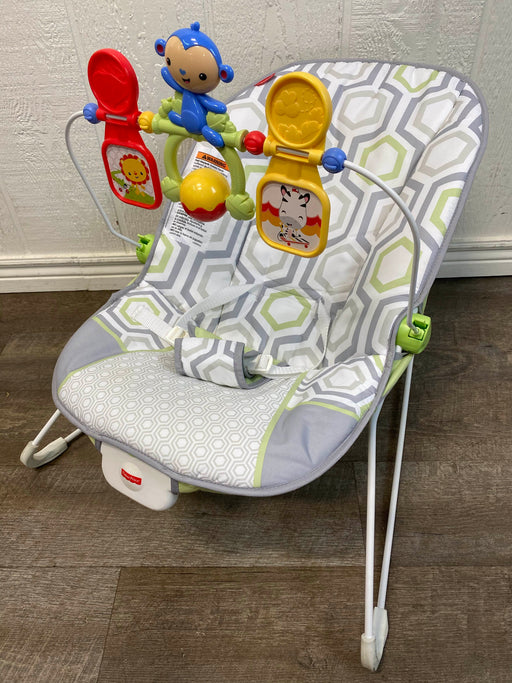 used Fisher Price Baby Bouncer, Geo Meadow