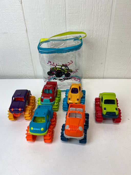 secondhand Battat Mini Monster trucks