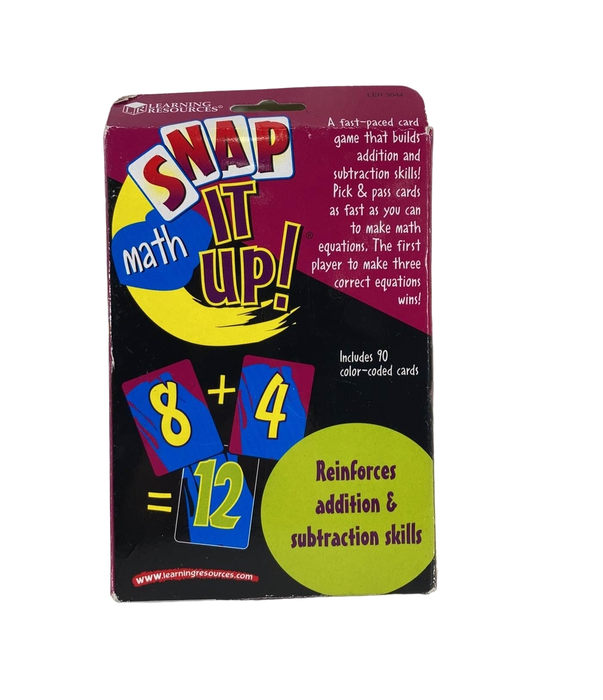 secondhand Learning Resources Snap It Up!, Math