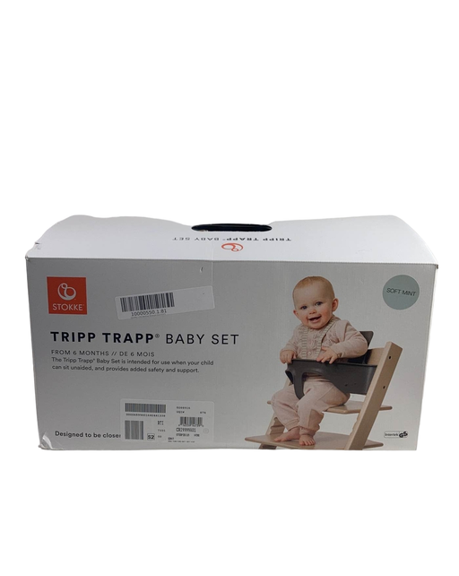 used Stokke Tripp Trapp Baby Set, soft mint - Photos 2/28