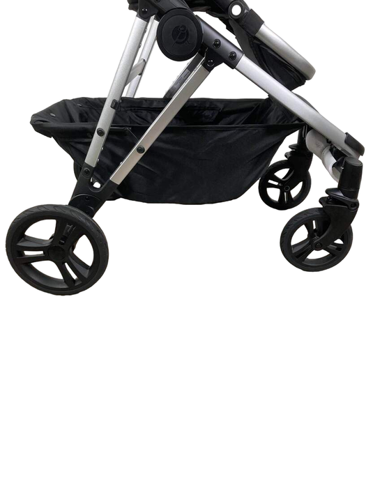 used Mockingbird Single to Double Stroller, 2022, Silver with Penny Leather, Windowpane, Black