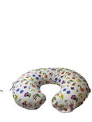 secondhand Boppy Nursing and Infant Support Pillow, Pink with white flowers.