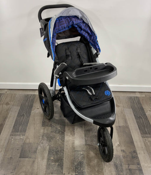 secondhand Delta Children J Is For Jeep Cross-country All-terrain Jogging Stroller, 2017, Trek Blue Tonal, -Black & Blue