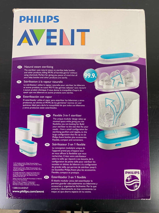 secondhand Philips Avent 3-in-1 Electronic Steam Sterilizer