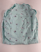 used Happiest Baby Sleepea Swaddle, Large, Teal Planets