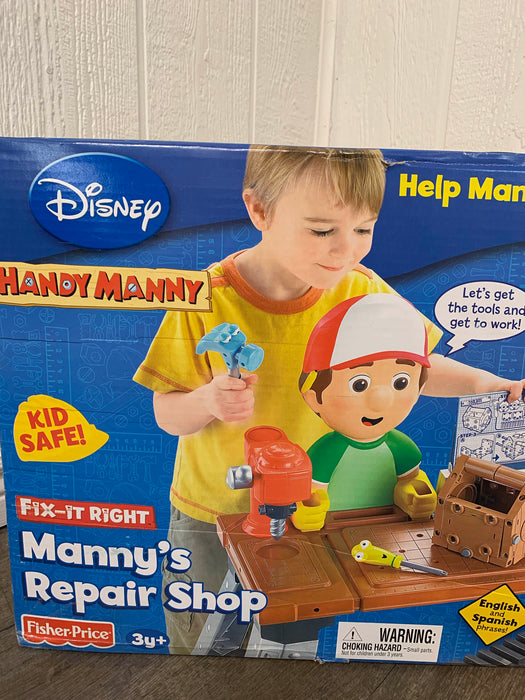 secondhand Fisher Price Manny’s Repair Shop