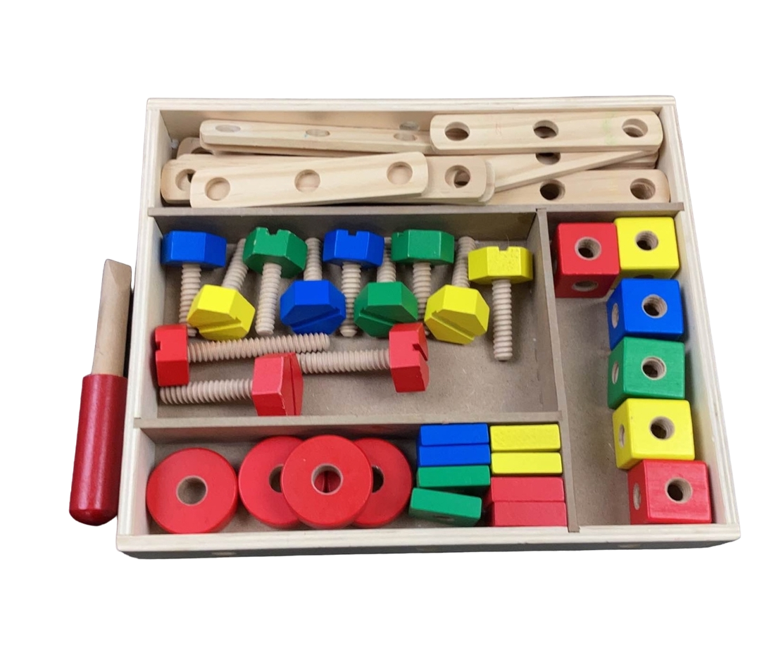 Melissa and doug construction best sale set in a box