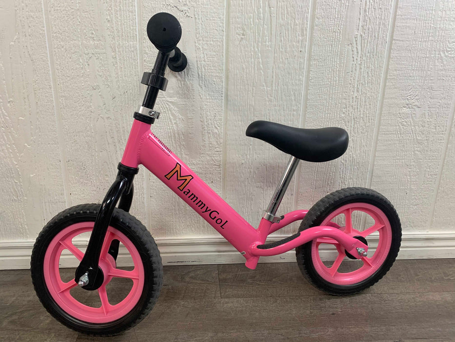 secondhand Mammygol Balance Bike, Pink