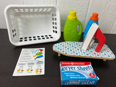 used Melissa & Doug Laundry Basket Play Set