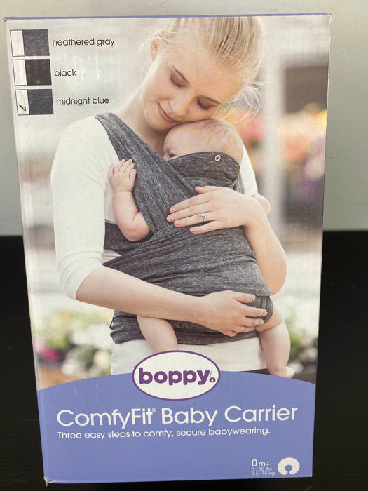 used Boppy ComfyFit Carrier, Midnight Blue