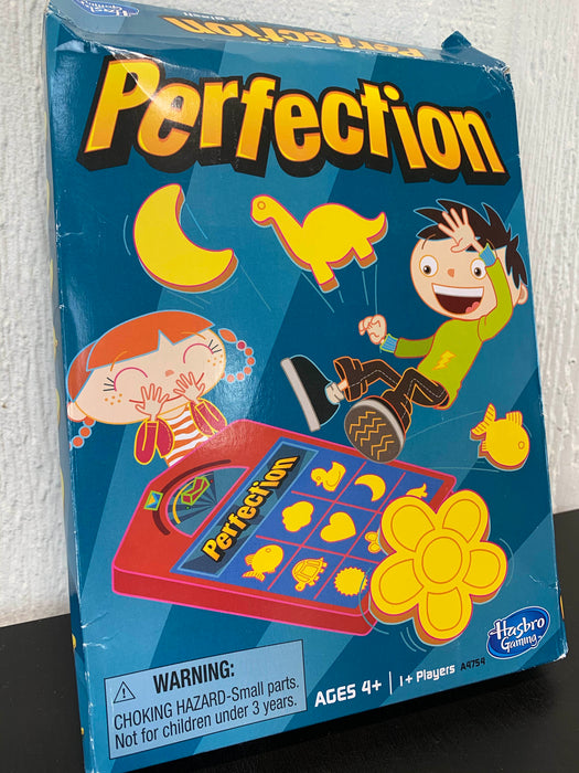 secondhand Hasbro Perfection Game, 9 Piece