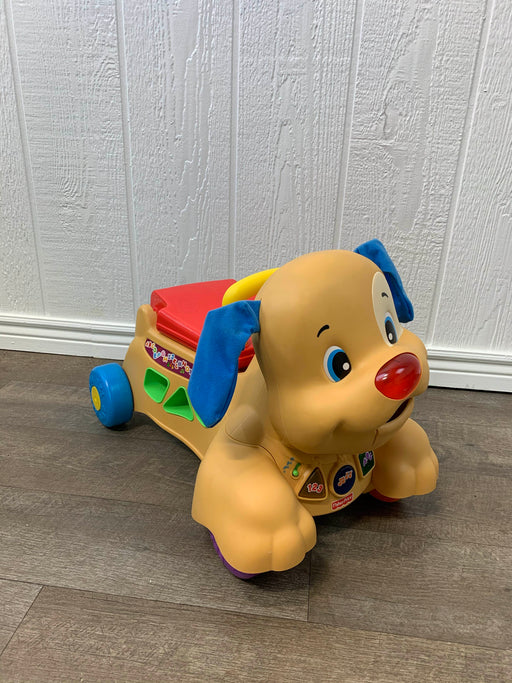 used Fisher Price Laugh And Learn Stride-To-Ride Puppy