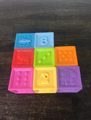 secondhand Infantino Squeeze & Stack Block Set