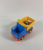 used Playmobil 1.2.3 Construction Truck With Garage