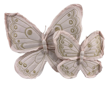 used Pottery Barn Kids Linen Fabric Butterflies