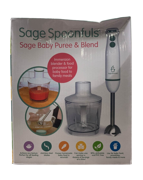 used Sage Spoonfuls Processor And Immersion Blender