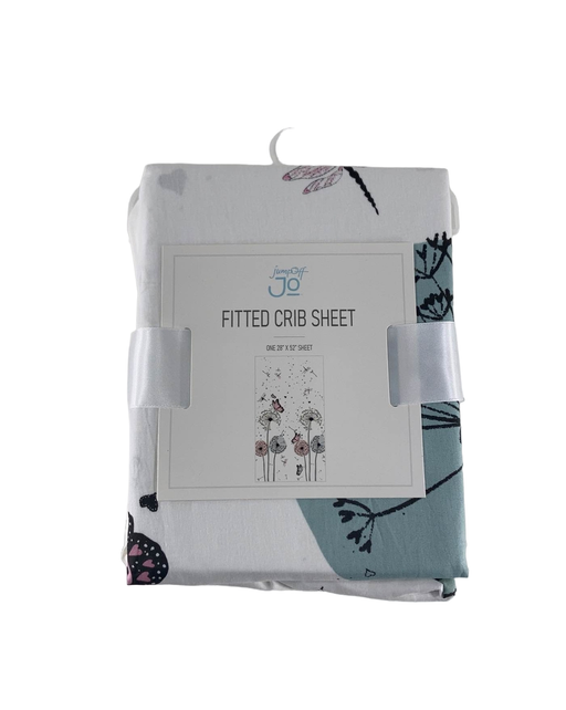 used JumpOff Jo Fitted Crib Sheet, Dandelion