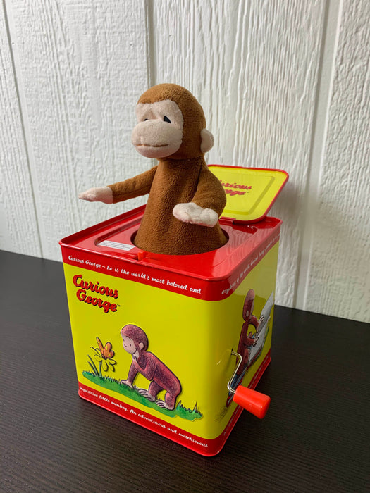 secondhand Schylling Curious George Jack In The Box