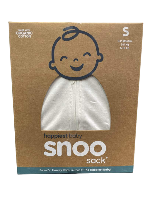 used Happiest Baby SNOO Sack, Small (5-12 lbs), Ivory