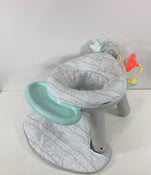 used Skip Hop 2-in-1 Sit-up Activity Baby Chair, Silver Cloud Lining