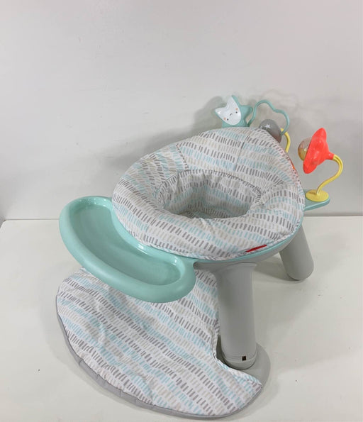 used Skip Hop 2-in-1 Sit-up Activity Baby Chair, Silver Cloud Lining