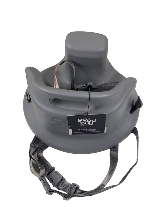 Shop Upseat Baby Floor Chair and Booster Seat with Tray, Grey at GoodBuy Gear