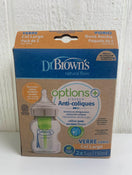 secondhand Dr. Brown's Glass Bottle, Options + 2 pack 5oz