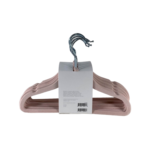 Shop 3 Sprouts Velvet Baby Hangers, 15 Pack, Pink at GoodBuy Gear