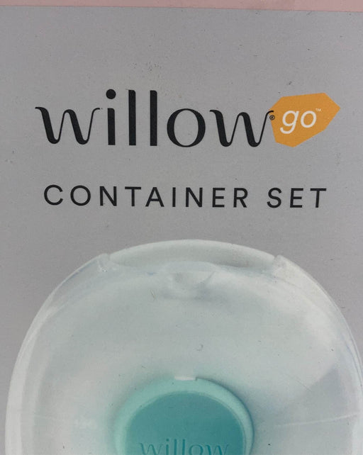 secondhand Willow Go 2-Pack Wearable Breast Pump Clear Containers, 7oz