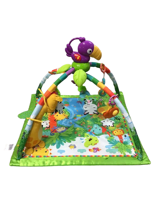 used Fisher Price Rainforest Melodies and Lights Deluxe Gym