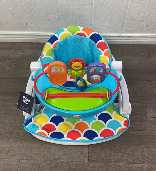 used Fisher Price Premium Sit-Me-Up Floor Seat with Toy Tray