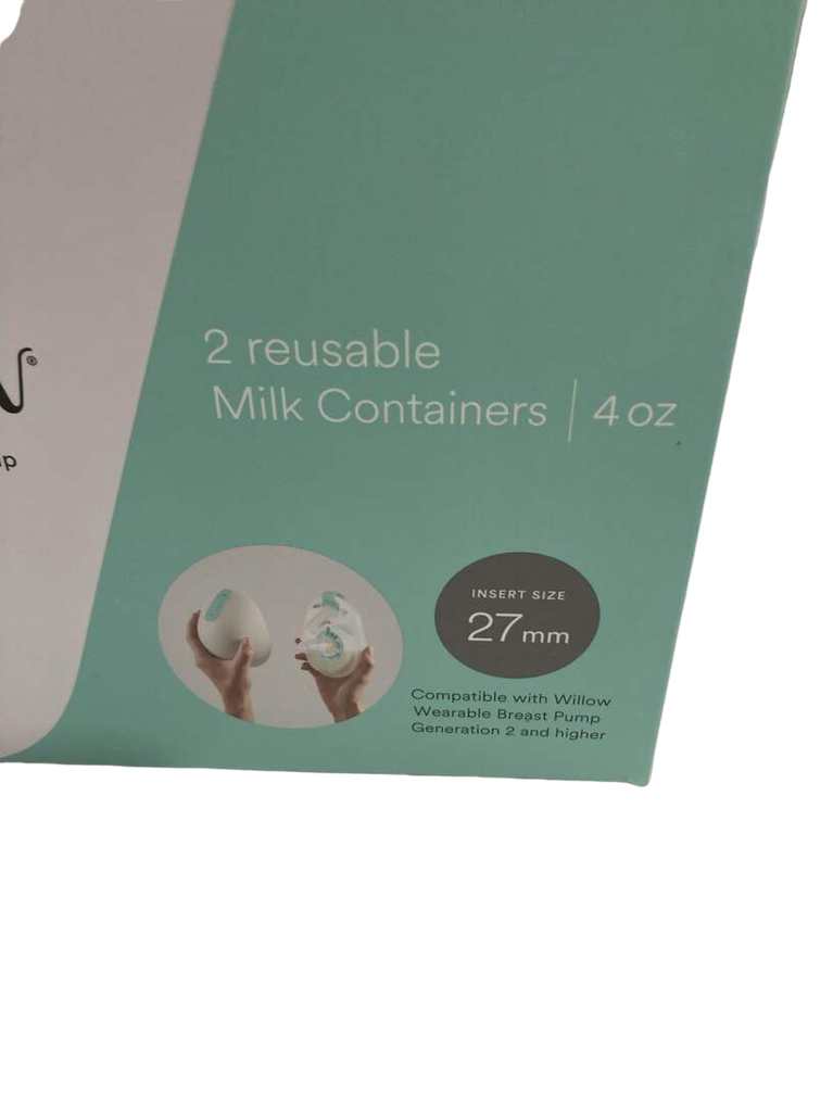 Willow Milk Containers, 4oz