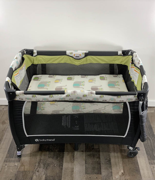Shop Baby Trend Retreat Nursery Center Playard, Elephants at GoodBuy Gear