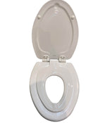 secondhand Bemis NextStep2 Children's Potty Training Toilet Seat, Elongated Seat Shape