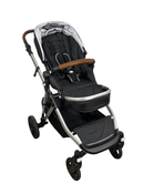 used Mockingbird Single to Double Stroller, 2023, Silver with Penny Leather, Watercolor Drops, Black